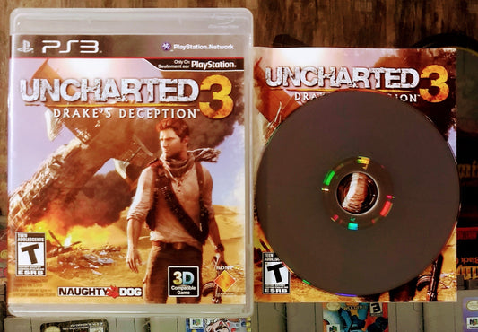 UNCHARTED 3 : DRAKE'S DECEPTION PLAYSTATION 3 PS3 - jeux video game-x