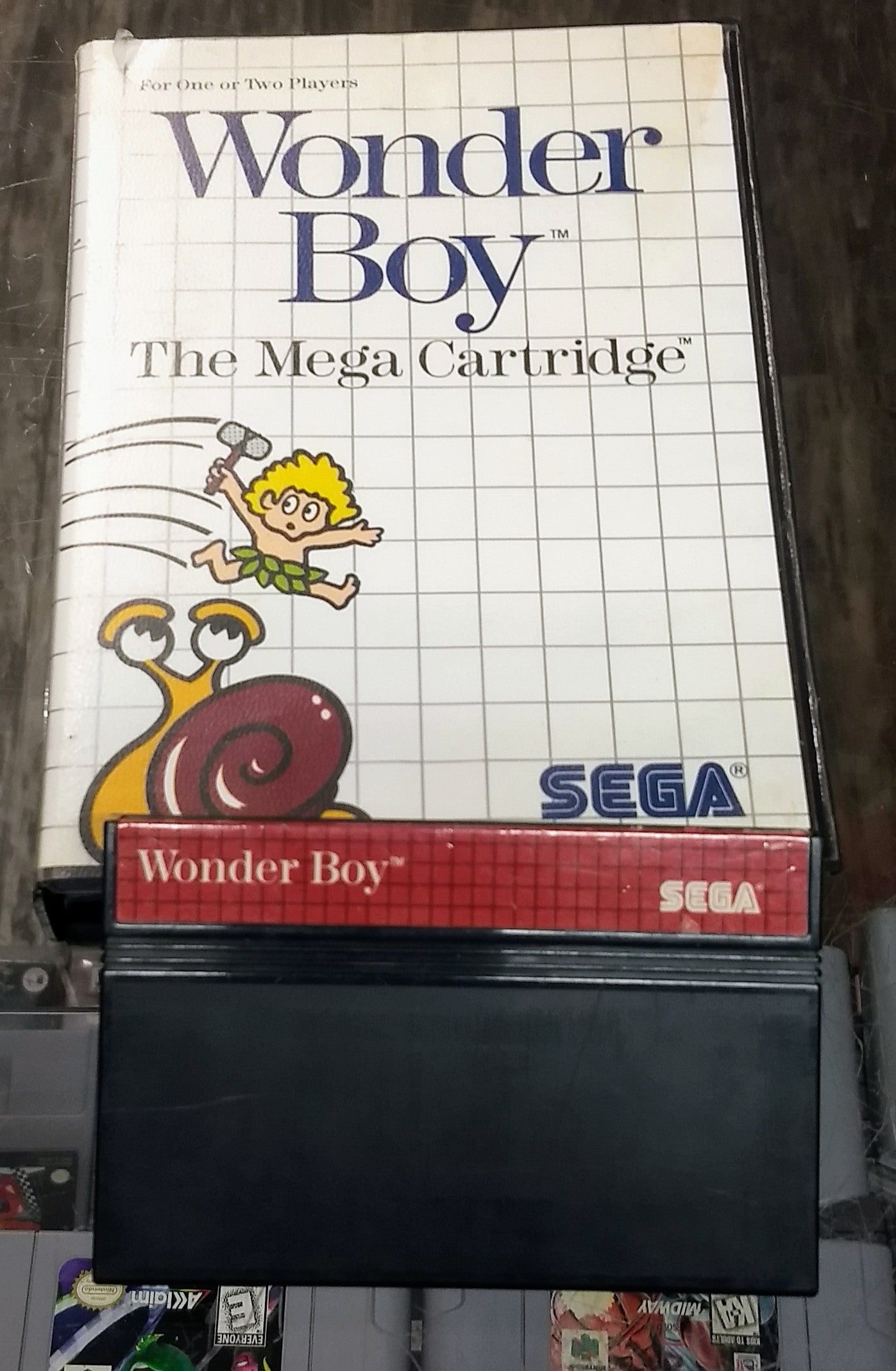 WONDER BOY (SEGA MASTER SYSTEM SMS) - jeux video game-x