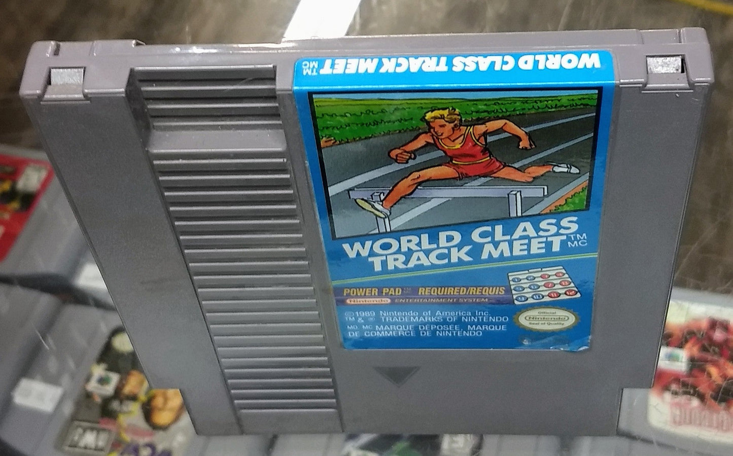 WORLD CLASS TRACK MEET NINTENDO NES - jeux video game-x