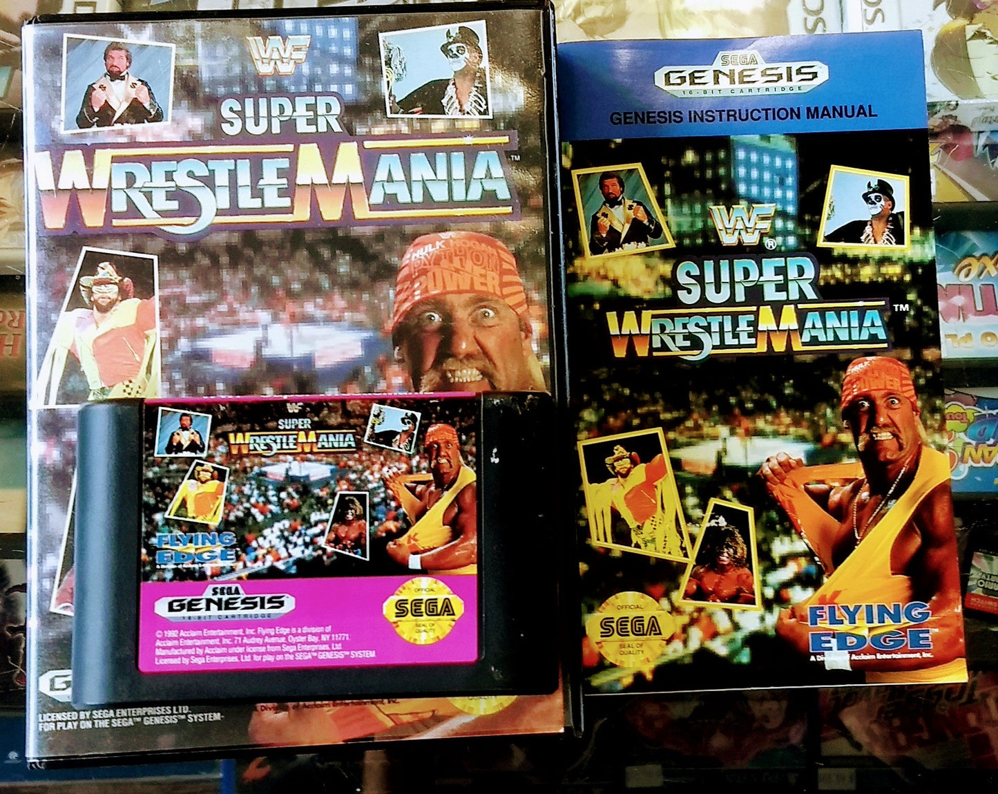 WWF SUPER WRESTLEMANIA SEGA GENESIS SG - jeux video game-x