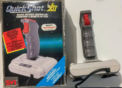 MANETTE QUICKSHOT XII  QS-112 DELUXE JOYSTICK CONTROLLER FOR NINTENDO NES - jeux video game-x