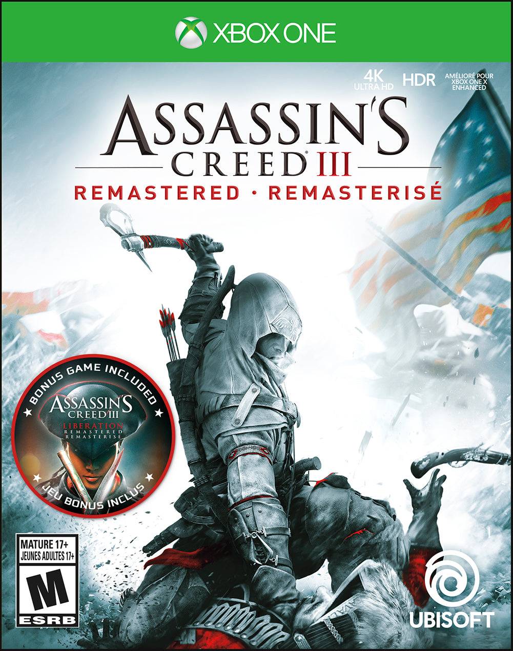 ASSASSIN'S CREED III 3 REMASTERED (XBOX ONE XONE) - jeux video game-x