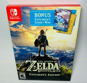 THE LEGEND OF ZELDA BREATH OF THE WILD BOTW Explorer's Edition NINTENDO SWITCH - jeux video game-x