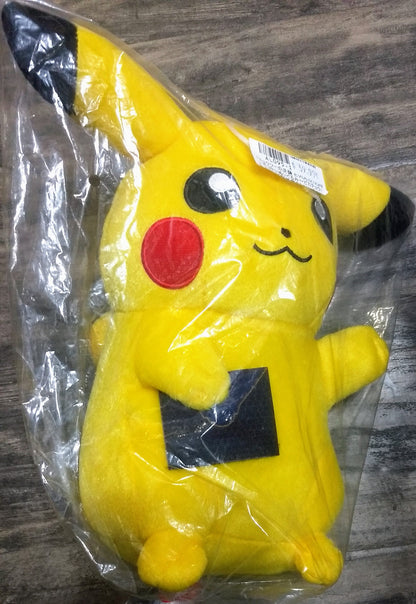 TOUTOU PIKACHU POSTMAN MEWTWO STRIKES BACK BANPRESTO PLUSH 10" TAG TOY DOLL JAPAN - jeux video game-x