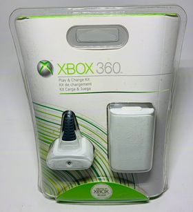 FIL DE CHARGE White Play And Charge Kit XBOX 360 X360 - jeux video game-x