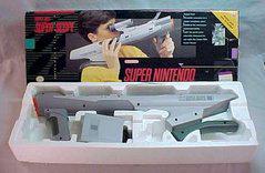 FUSIL SUPER SCOPE SUPER NINTENDO ENTERTAINMENT SNES SNS-013 LIGHT GUN - jeux video game-x