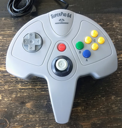 MANETTE NINTENDO 64 N64 SUPER PAD 64 CONTROLLER - jeux video game-x