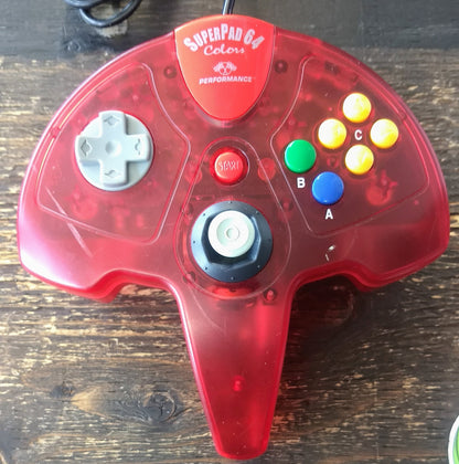 MANETTE NINTENDO 64 N64 SUPER PAD 64 CONTROLLER - jeux video game-x