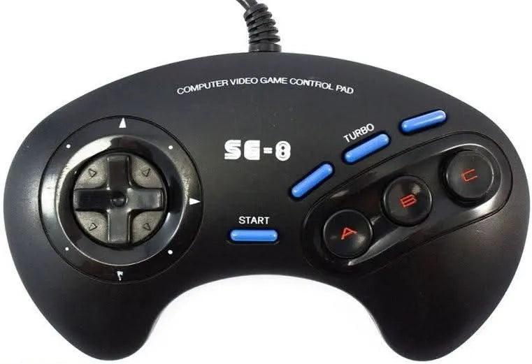 Manette SG-8 AUTO FIRE Pour Sega Megadrive / Genesis Avec Turbo Fire – D125 (occasion Testée)
