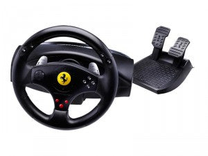 VOLANT DE COURSE USB AVEC PEDALES THRUSTMASTER FERRARI GT EXPERIENCE STEERING WHEEL & PEDALS V3 - FOR PS3 OR PC EN MAGASIN SEULEMENT - jeux video game-x