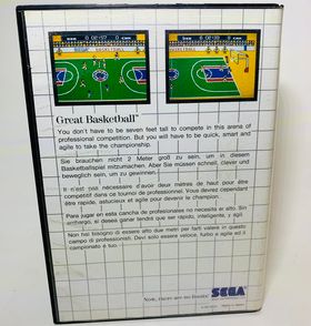 Great Basketball SEGA MASTER SYSTEM SMS - jeux video game-x