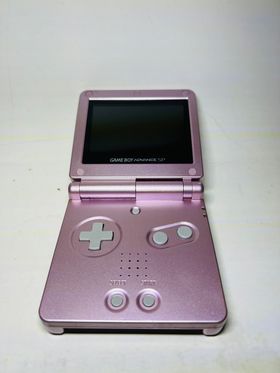 CONSOLE GAME BOY ADVANCE GBA SP MODEL AGS-101 ROSE PEARL PINK SYSTEM - jeux video game-x