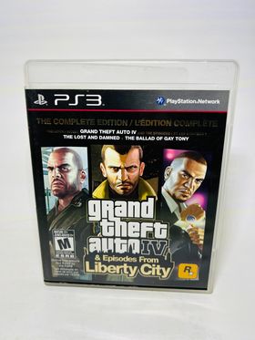 GRAND THEFT AUTO GTA IV 4 : THE COMPLETE EDITION PLAYSTATION 3 PS3 - jeux video game-x