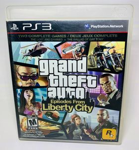 GRAND THEFT AUTO GTA EPISODES FROM LIBERTY CITY PLAYSTATION 3 PS3 - jeux video game-x