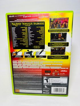 GUITAR HERO WORLD TOUR XBOX 360 X360 - jeux video game-x