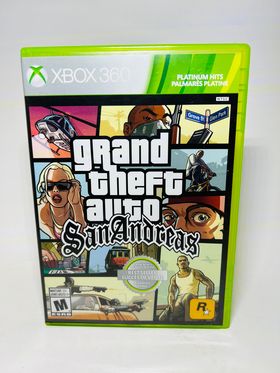 GRAND THEFT AUTO GTA SAN ANDREAS PLATINUM HITS XBOX 360 X360 - jeux video game-x