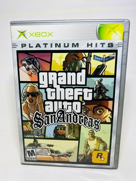 GRAND THEFT AUTO GTA SAN ANDREAS PLATINUM HITS XBOX - jeux video game-x