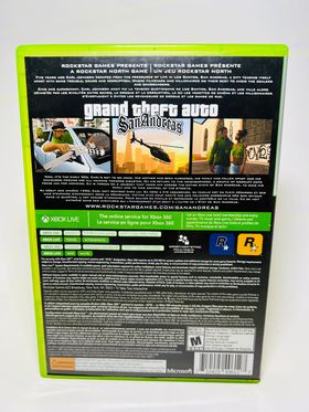 GRAND THEFT AUTO GTA SAN ANDREAS PLATINUM HITS XBOX 360 X360 - jeux video game-x
