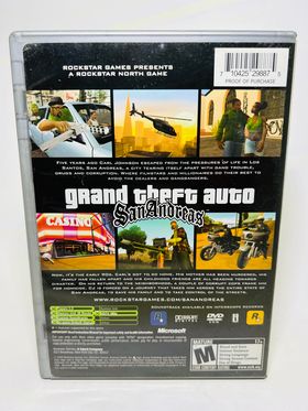 GRAND THEFT AUTO GTA SAN ANDREAS PLATINUM HITS XBOX - jeux video game-x