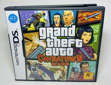 GRAND THEFT AUTO:  GTA CHINATOWN WARS NINTENDO DS - jeux video game-x