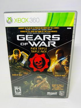 GEARS OF WAR TRIPLE PACK XBOX 360 X360 - jeux video game-x