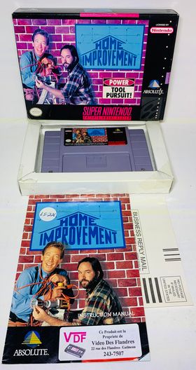 HOME IMPROVEMENT: POWER TOOL PURSUIT! en boite SUPER NINTENDO SNES - jeux video game-x