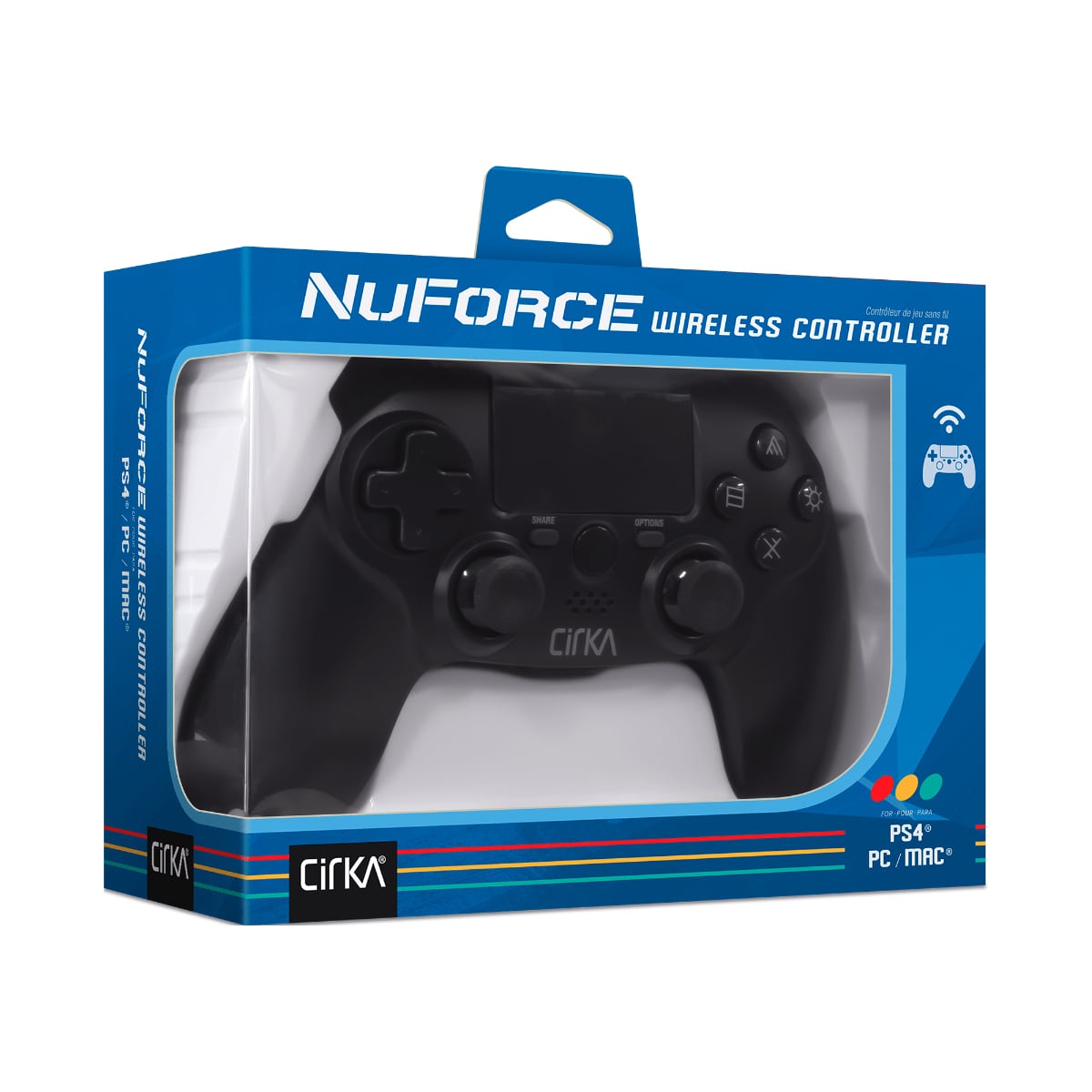 Manette NuForce Wireless PlayStation 4 PS4/PC/MAC Controller Black Cirka