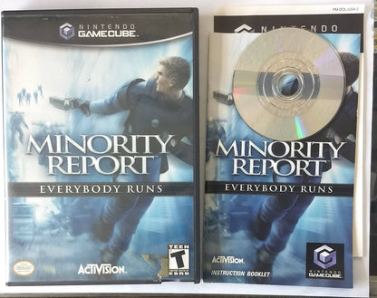 MINORITY REPORT: EVERYBODY RUNS (NINTENDO GAMECUBE NGC) - jeux video game-x