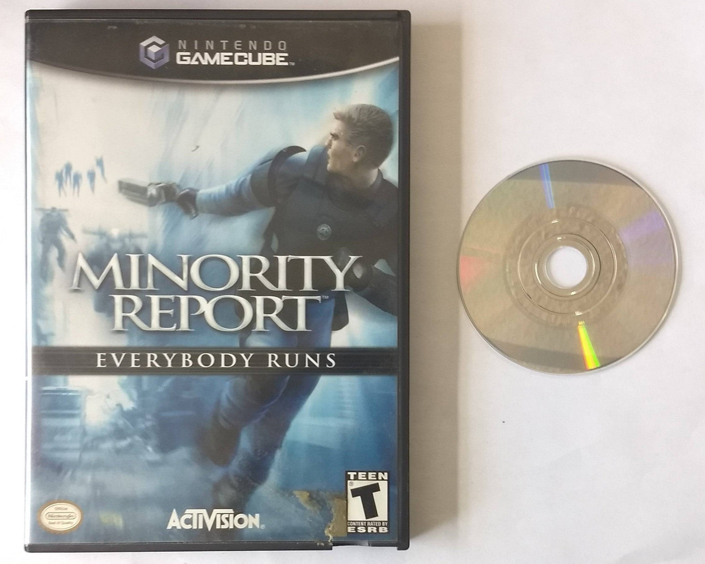 MINORITY REPORT: EVERYBODY RUNS (NINTENDO GAMECUBE NGC) - jeux video game-x