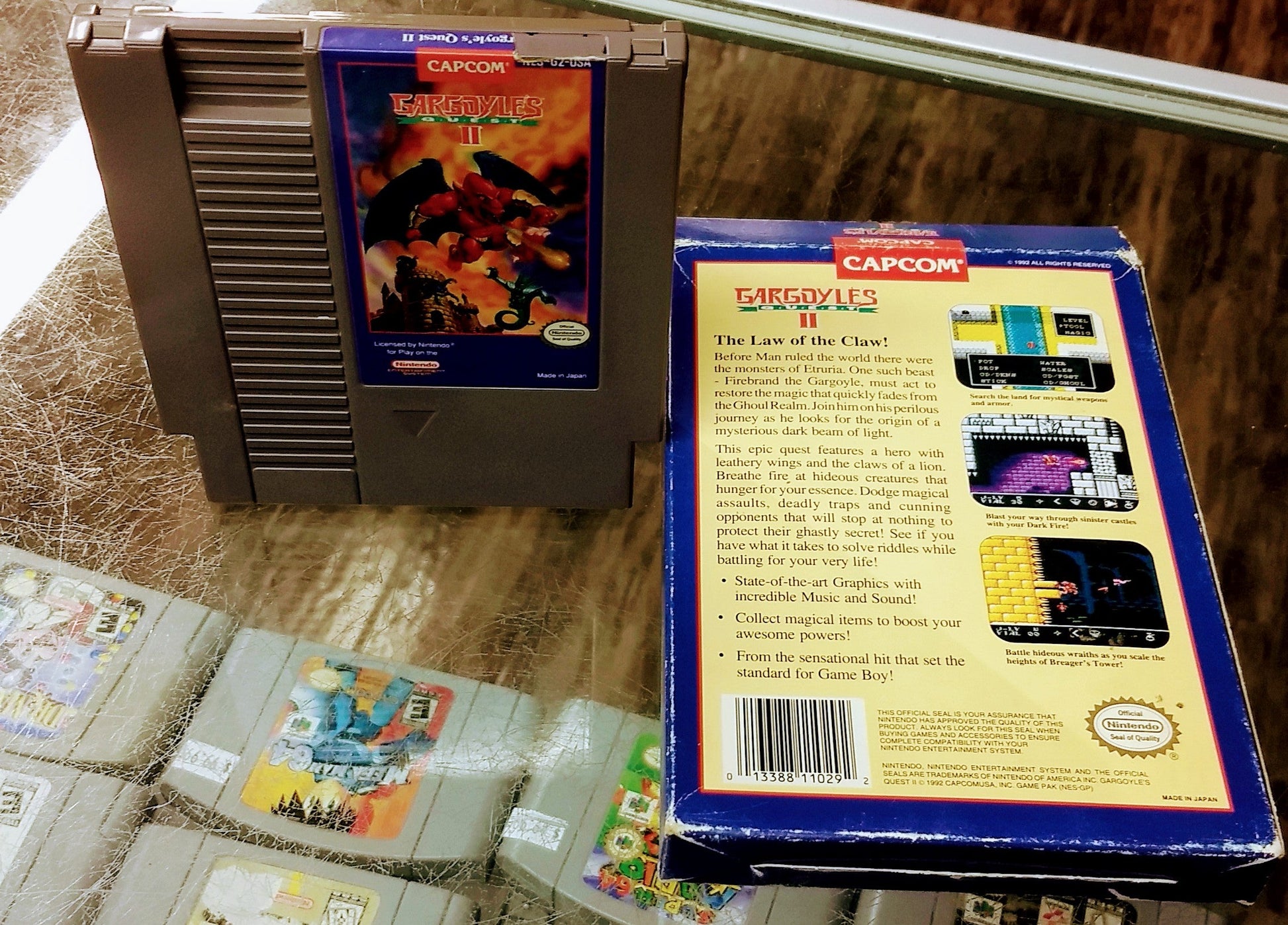 GARGOYLE'S QUEST II 2 THE DEMON DARKNESS EN BOITE (NINTENDO NES) - jeux video game-x