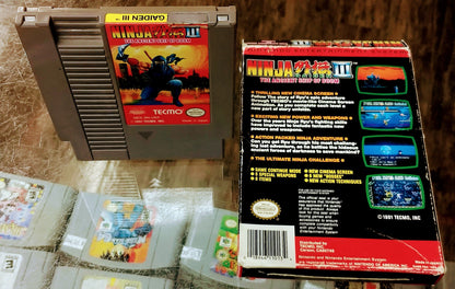 NINJA GAIDEN III 3 : THE ANCIENT SHIP OF DOOM EN BOITE NINTENDO NES - jeux video game-x