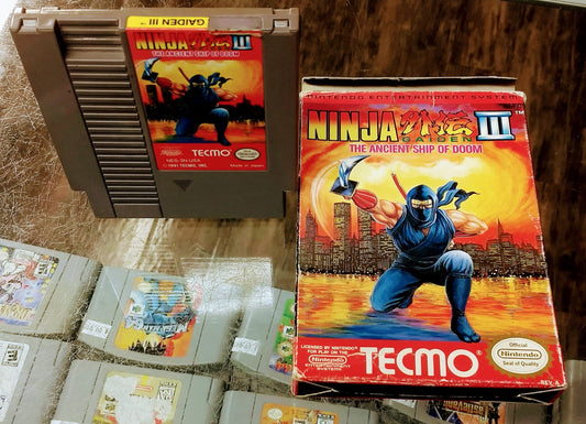 NINJA GAIDEN III 3 : THE ANCIENT SHIP OF DOOM EN BOITE NINTENDO NES - jeux video game-x