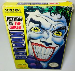 BATMAN RETURN OF THE JOKER EN BOITE NINTENDO NES - jeux video game-x