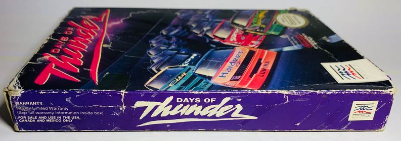 DAYS OF THUNDER EN BOITE NINTENDO NES - jeux video game-x