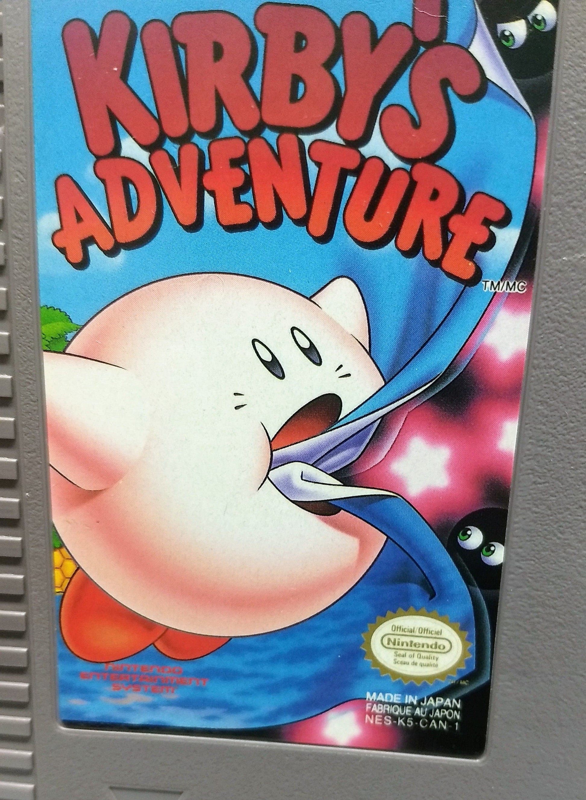 KIRBY'S ADVENTURE VERSION FRANCAISE (NINTENDO NES) - jeux video game-x