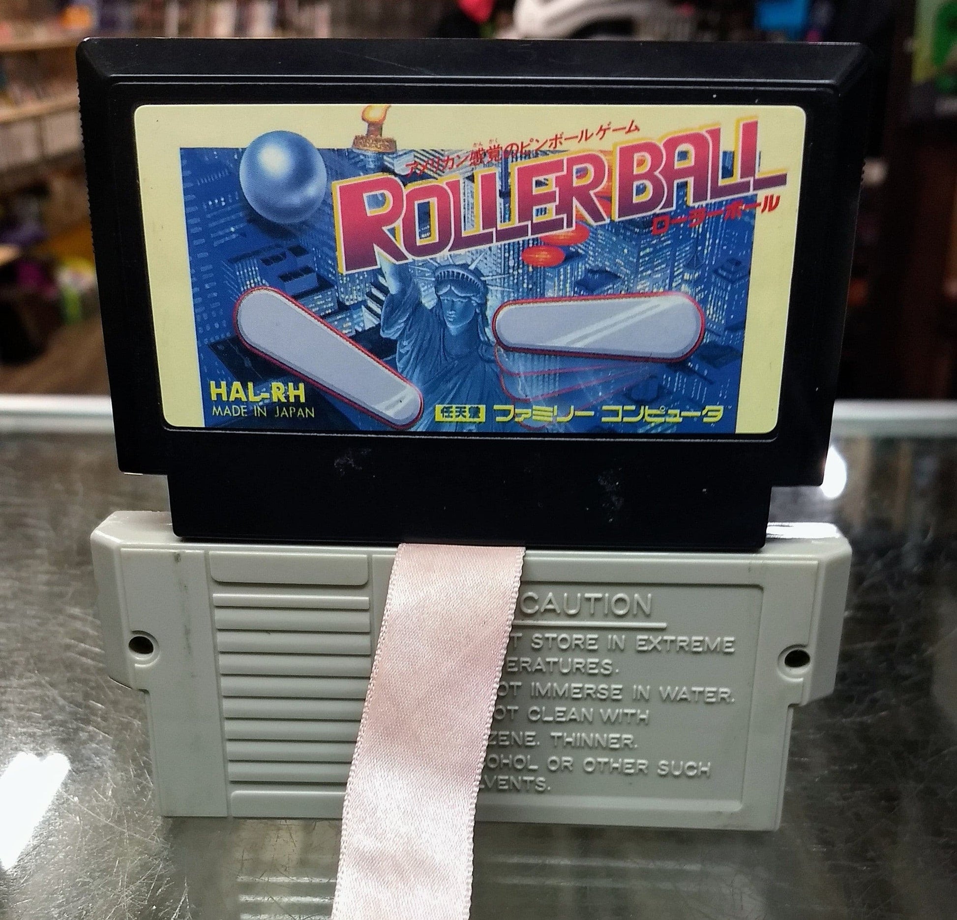 ROLLERBALL (FAMICOM) (JAPAN IMPORT) (NINTENDO NES) - jeux video game-x