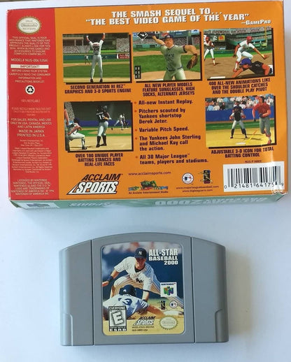 ALL-STAR BASEBALL 2000 EN BOITE NINTENDO 64 N64 - jeux video game-x