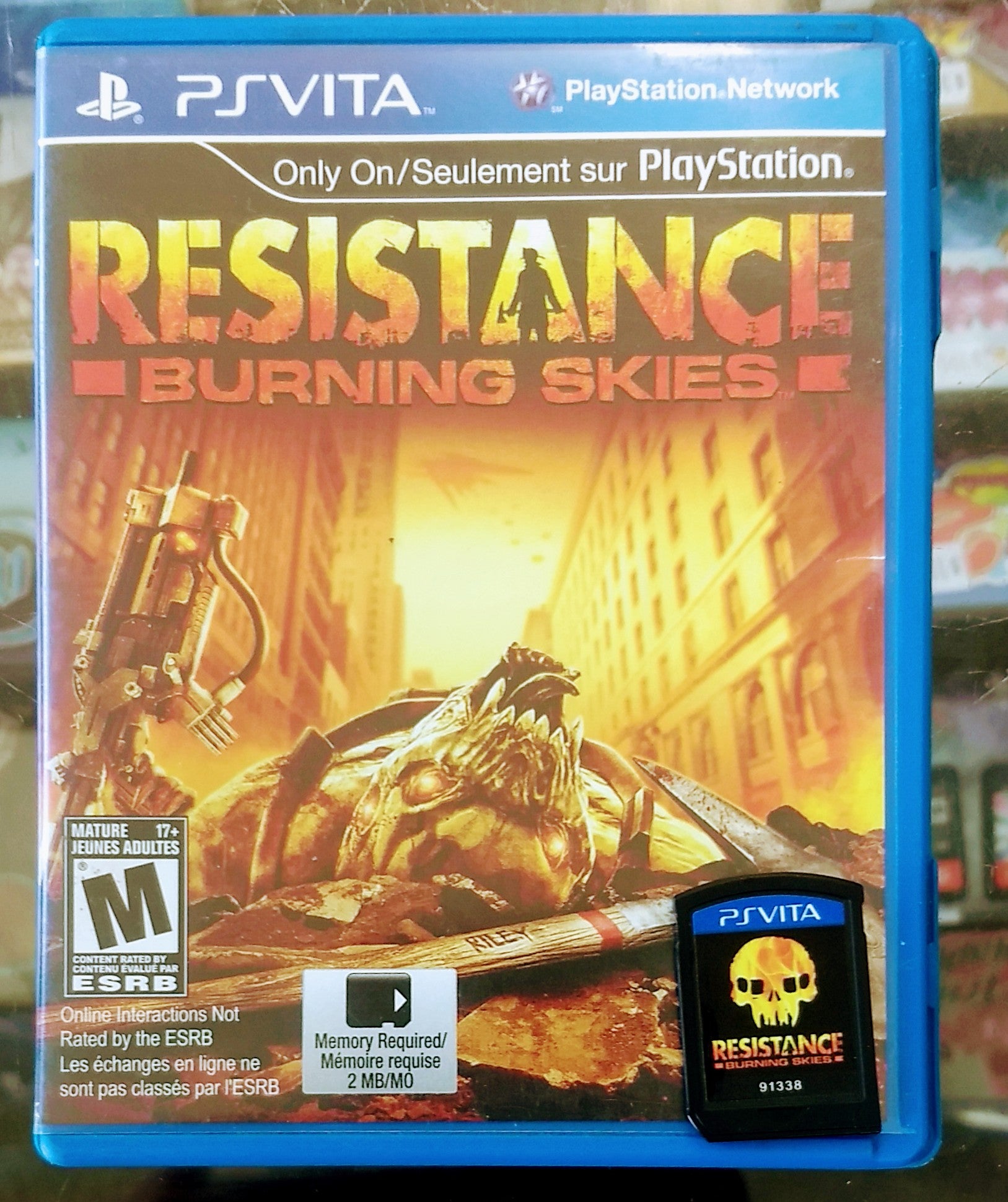RESISTANCE: BURNING SKIES PLAYSTATION VITA - jeux video game-x