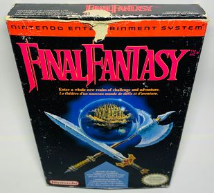 FINAL FANTASY CANADA/MATTEL VERSION EN BOITE NINTENDO NES - jeux video game-x