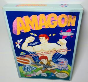 AMAGON EN BOITE NINTENDO NES - jeux video game-x