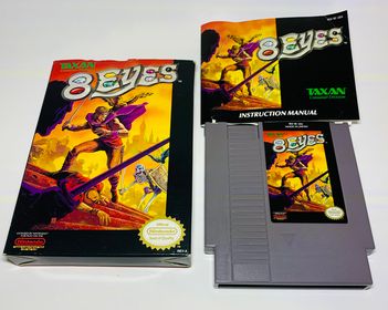 8 EYES EN BOITE NINTENDO NES - jeux video game-x