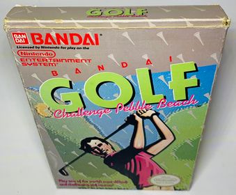 BANDAI GOLF CHALLENGE AT PEBBLE BEACH EN BOITE NINTENDO NES - jeux video game-x