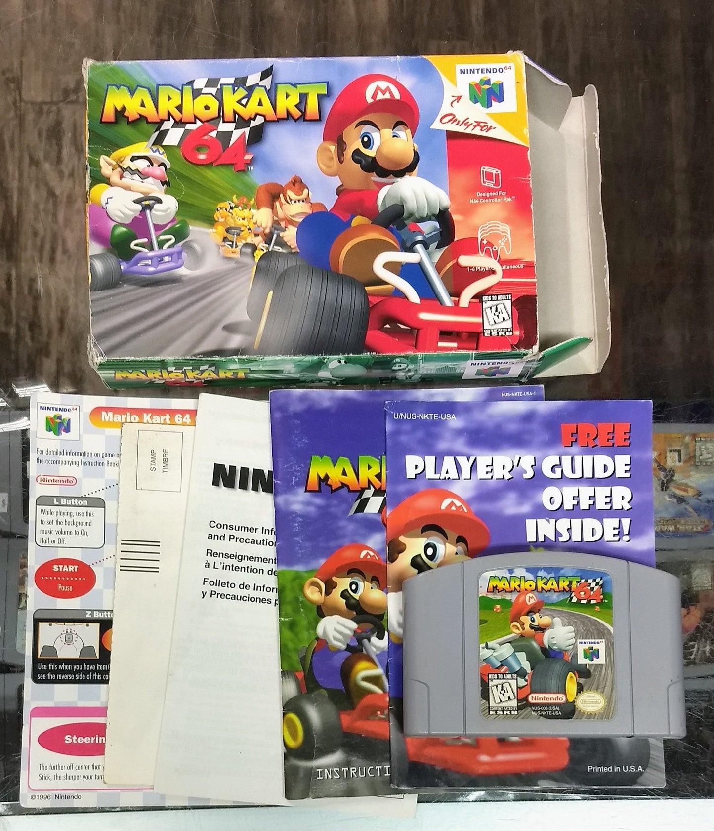 MARIO KART 64 EN BOITE (NINTENDO 64 N64) - jeux video game-x