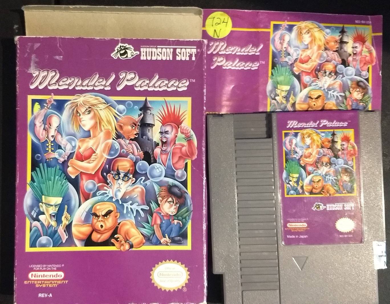 MENDEL PALACE (NINTENDO NES) - jeux video game-x