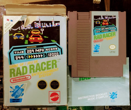 RAD RACER EN BOITE NINTENDO NES - jeux video game-x