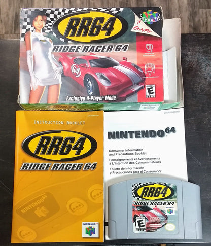 RIDGE RACER 64 EN BOITE NINTENDO 64 N64 - jeux video game-x