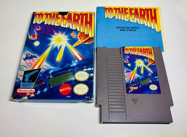 TO THE EARTH EN BOITE NINTENDO NES - jeux video game-x