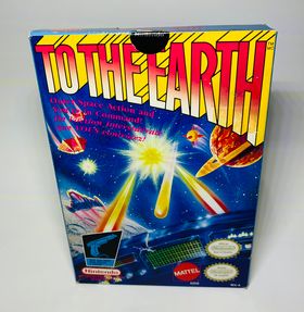 TO THE EARTH EN BOITE NINTENDO NES - jeux video game-x