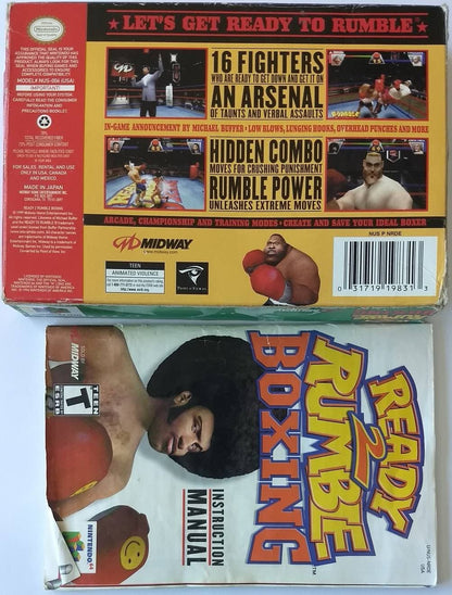 READY 2 RUMBLE BOXING EN BOITE (NINTENDO 64 N64) - jeux video game-x