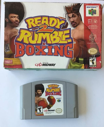 READY 2 RUMBLE BOXING EN BOITE (NINTENDO 64 N64) - jeux video game-x